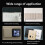 Socket Back Box Cutting Template - Carbon Steel, Type 86 with Ear 4