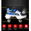 Inline Skate, 2in1 Shoes, Adjustable Quad Roller Skate Boots, BlueBlack40 2