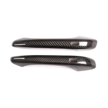 Car Exterior Door Handle Cover Trim Accessories Dry Carbon Fiber for 2012-2018 718 2016-2019, With