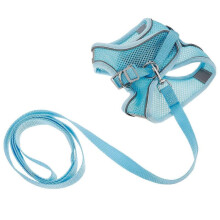 1 Set of Dog Harness with Leash Breathable Pet Harness Reflective Dog Harness