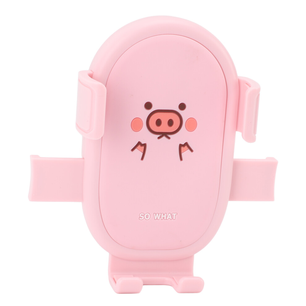 Cartoon Motorcycle Stem Phone Holder For 4.7-7.1 Inches Scooter Mount Pink 5031330201800