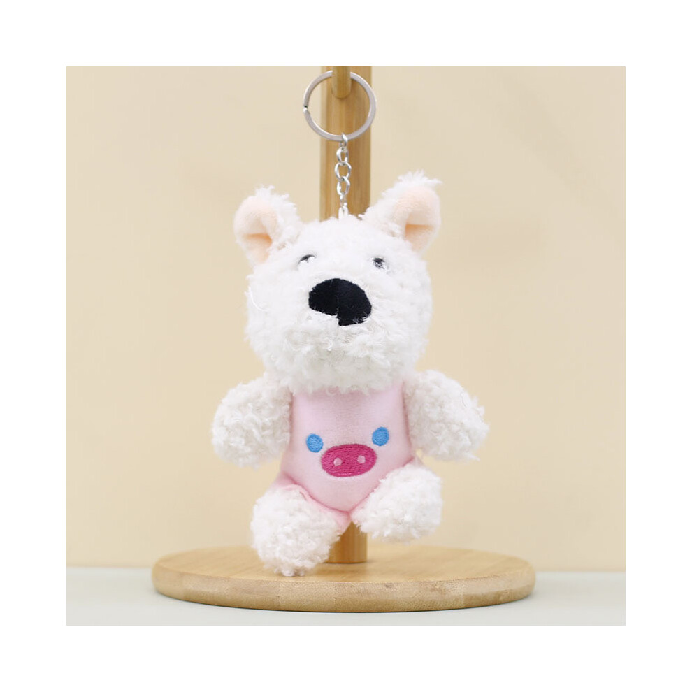 (Pink) Soft And Cute West Highland Terrier Dog Stuffed Animal Bag In Charm Blue-image-OPC-PJ78TPR-NEW
