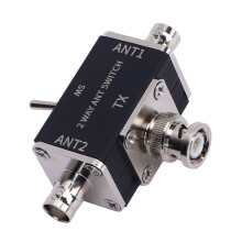 2-Wege Hochfrequenz, VHF, UHF Koaxialschalter 100W BNC Goldbeschichtet für HAM CB-Radioantennen