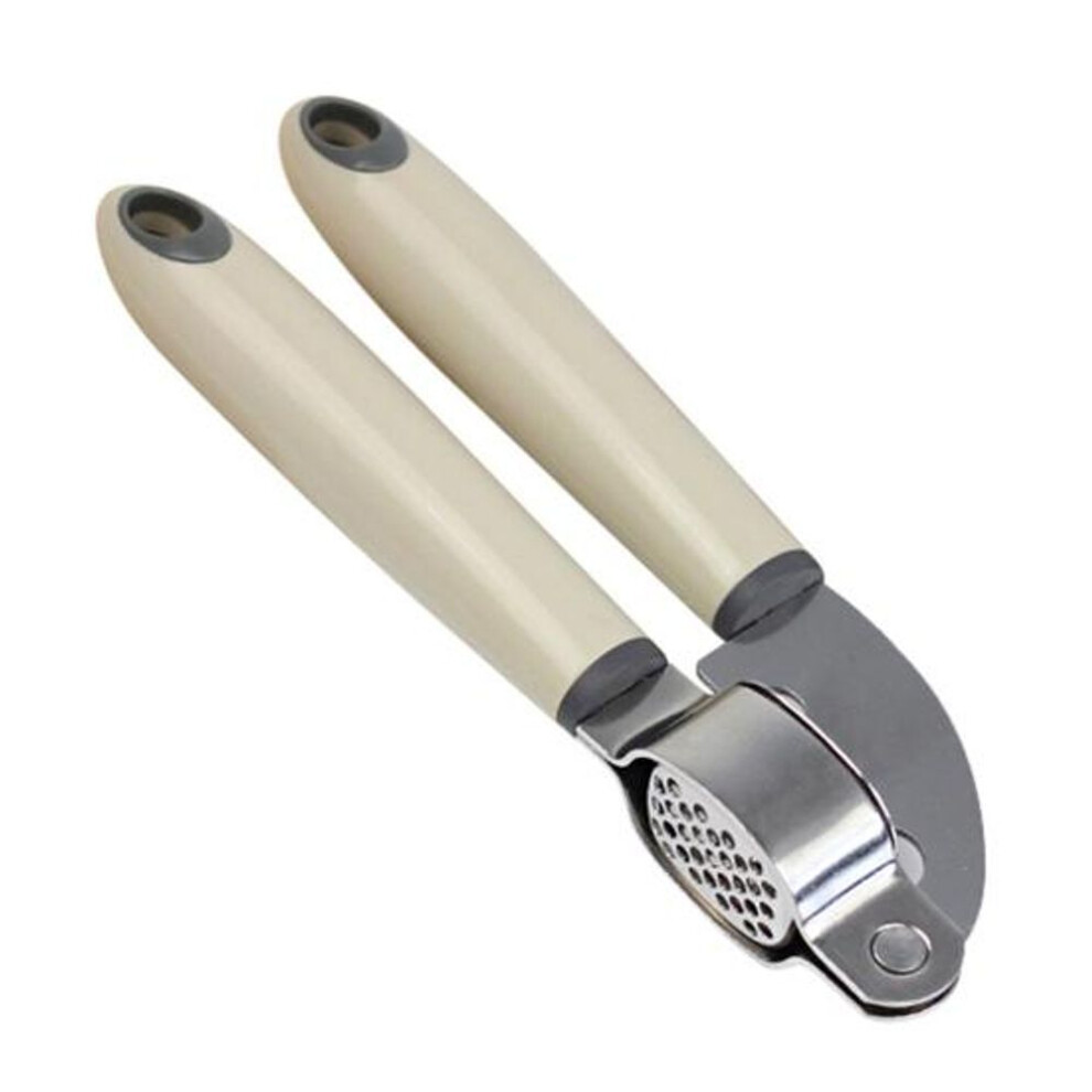 Garlic Press Stainless Steel Garlic Mincer Heavy Duty Garlic Crusher Anti-slip
