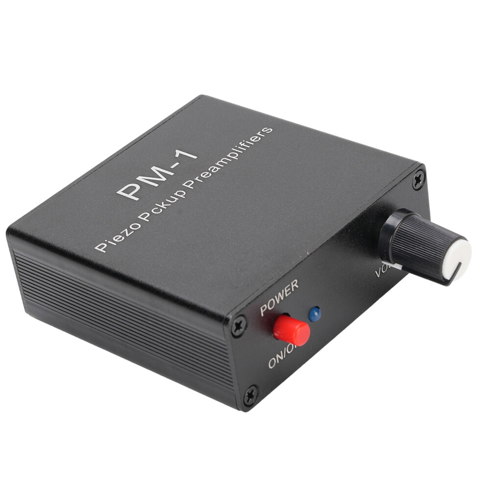 Piezo Pickup Preamp 300Mah Compact Aluminum Rechargeable 6.35Mm 6901330202161