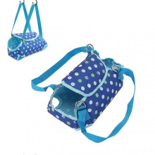 Dog Lift Harness Support Breathable Washable Portable Dog Sling Harness with Dual Lumbar Strips for Small Dogs M Blue