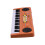 49-Tasten-Elektronisches Keyboard 53x18x5 cm Orange 15