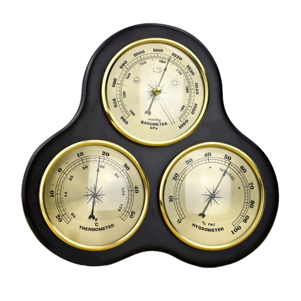Barometer Thermometer Hygrometer 3 In 1 Weather Station Wall Mounted 6276012170688