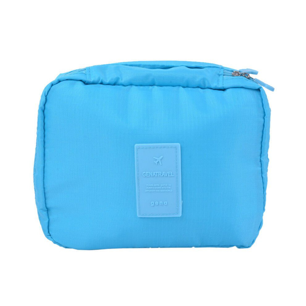 (Light Blue) Bag Storage Makeup Toiletry Case Hanging Wash Pouch Organizer Travel Cosmetic-image-OPC-PJ78W8H-NEW
