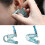 Disposable Ears Piercing Pierce Gun Tools Earring Kits Piercer Studs 1