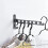 Wall-mounted Clothes Rack, Wall-mounted Hanger Drying Rack, 90 Rotation Wall-mounted Foldable Clothe 3