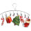 2Pack Drying Hanger, Stainless Steel Drying Rack, Drip Hanger with 8 Pegs(Red) 3