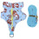 Hamster Harness and Leash Set Summer Rabbit Leash Harness Pet Costume Party 1Set 1