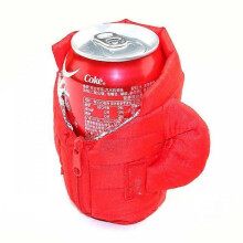 (Red) Coke jacket cans of beer insulation jacket insulation jacket down protective cover
