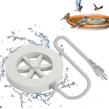 Bird Bath Heater, Heated Bird Bath Heaters for Outdoors, Winter Thermostatic Control Birdbath Water Heater