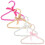 Pet Apparel Hangers Bow Shape Pink Use Clothes Drying 4Pcs 5