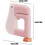 Desk Backpack Hook No Drilling Backpack Hanger Under Desk Clamp Holder for Earphone, Cute Table Side Hook Organizer for Dorm Home Rose 4
