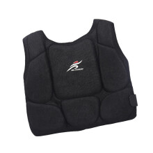 Body protection with adjustable strap, Karate, Fencing, Sports protection for Baseball, Rugby, Boxing, Sanda, Kickboxen, 34x32cm