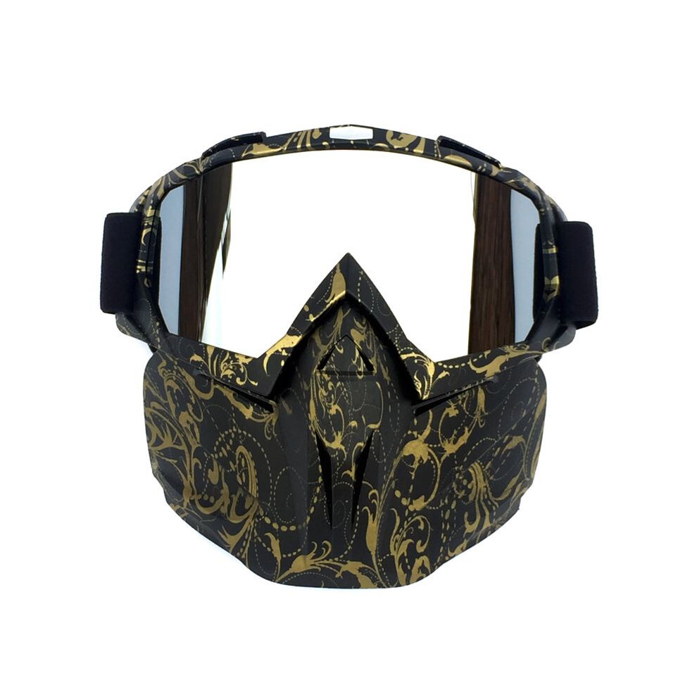 (CupricFlower) Sports Winter Snow Ski Snowboard Snowmobile Face Mask Shield Goggles Glasses