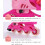 Inline roller skates women's inline skates Pink L 3
