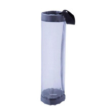 (grey) Plastic Bag Holder, Grocery Bag Holder Mesh Hanging Storage Bag Dispenser for Home Kitchen Black