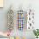(B) Plastic Bag Holder Portable Space-saving Washable Wall Mount Plastic Bag Organizer With Hook Daily Use 2