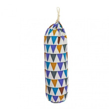 (B) Plastic Bag Holder Portable Space-saving Washable Wall Mount Plastic Bag Organizer With Hook Daily Use