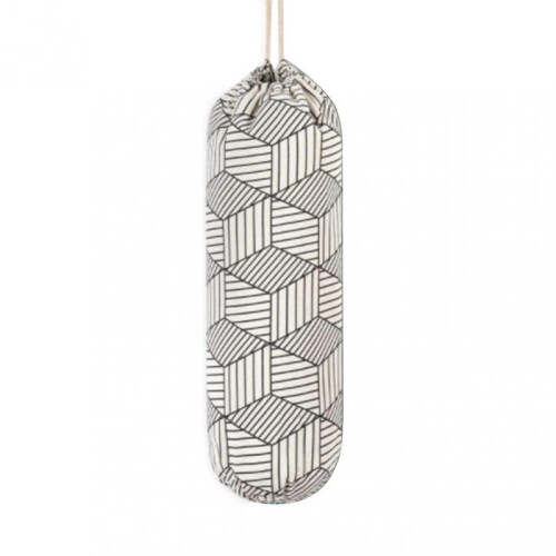 (E) Plastic Bag Holder Portable Space-saving Washable Wall Mount Plastic Bag Organizer With Hook Daily Use