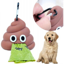 Dog Waste Bag Holder Dog Poop Bag Dispenser Dog Poop Bag Dispenser with Waterproof Hook