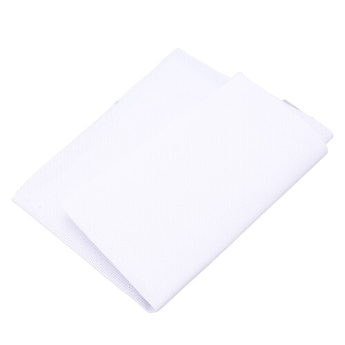 Crossing Stitch Mesh Cloth 14CT 30x45cm White 1