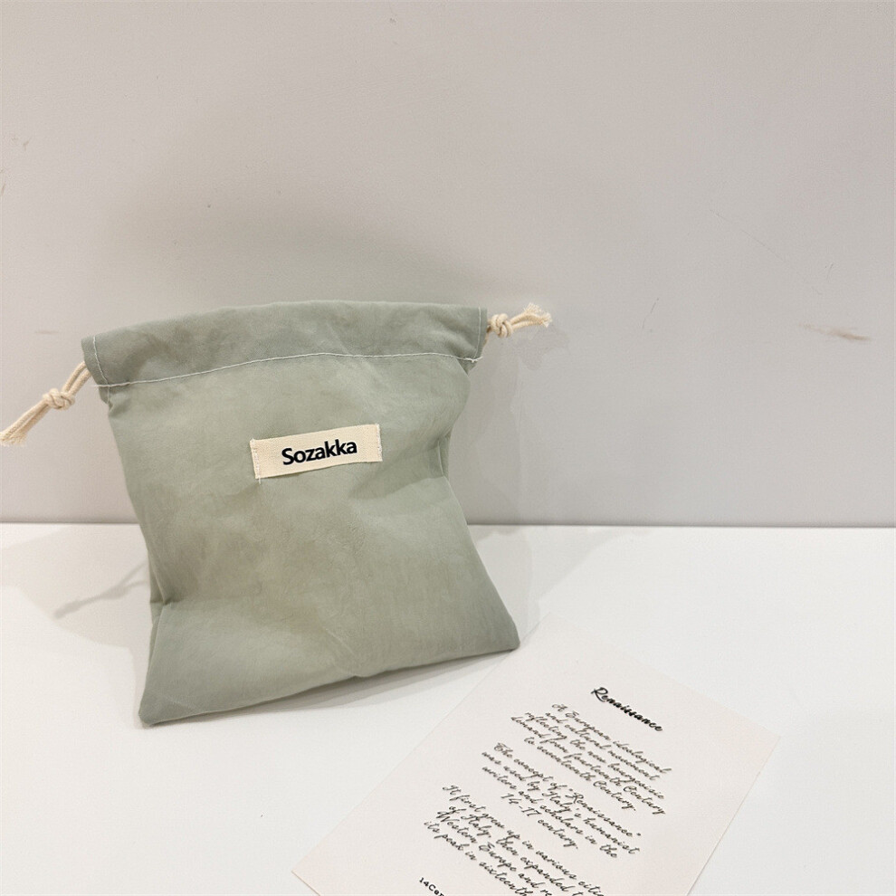 (Light Gray) Oxford Street Fashion Drawstring Bag Soft Storage Toiletry Portable-image-OPC-PJ79BFM-NEW