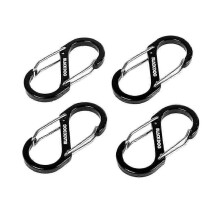 BLACKDOG Outdoor S-Shaped Aluminum Alloy Hanging Buckle Outdoor Multi-Functional 8-Character Mounta