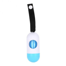 1 Set 15pcs Disposable Pet Dog Shit Collect Bags Portable Capsule-shaped Trash