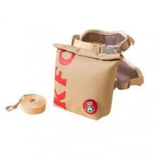(S Suit, Takeaway Bag) Convenient Backpack Harness With Leash for Dog Cute Cartoon Pet Self Carry Backpack Leash for Outdoor Walking