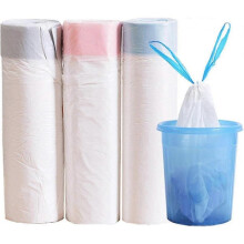 3 rolls of 15 liter waste bags waste lined drawstring waste bags