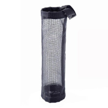 Plastic Bag Holder Mesh Hanging Storage Dispensers Foldable Breathable Washable Hanging Mesh Garbage Bag Organizer for Kitchen Plastic Bag Storage