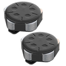 2 Pack Clip-On Coin Holder Dispenser - Portable Minimalist Organizer for Euro Coins & Change Collection