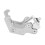 Silver Elegance: Claw Shape Helmet Bag Holder Hook 3