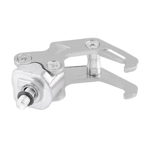 Silver Elegance: Claw Shape Helmet Bag Holder Hook 1