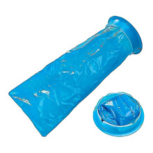 25 Pcs Disposable Travel Vomit Bags Blue Waste Disposal Barf Bags