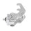 Silver Elegance: Claw Shape Helmet Bag Holder Hook 1
