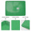 1Pc Pet Bedpan Pet Tray Urinary Tray Household Pet Bedpan Cage Accessory Green 3