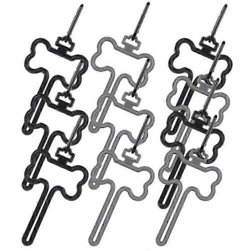 Poop Bag Holder Hands-Free Dog Waste Dispenser 10-Pack Black 2