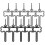 Poop Bag Holder Hands-Free Dog Waste Dispenser 10-Pack Black 2