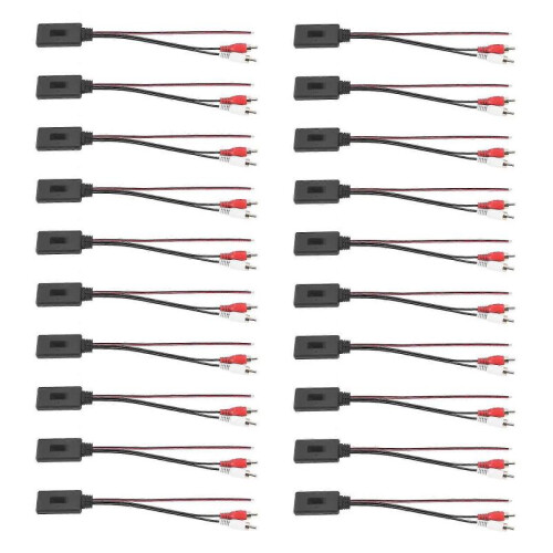 20x Car Universal Wireless Bluetooth Module Music Adapter Rca Aux Audio Cable