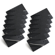 Credit Card Pack of 12 Black Folding Knife Folding Knife Camping Knife Pocket Knife Credit Card Knife