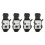 4PCS Scour Counter Watches Portable Manual Watch 5