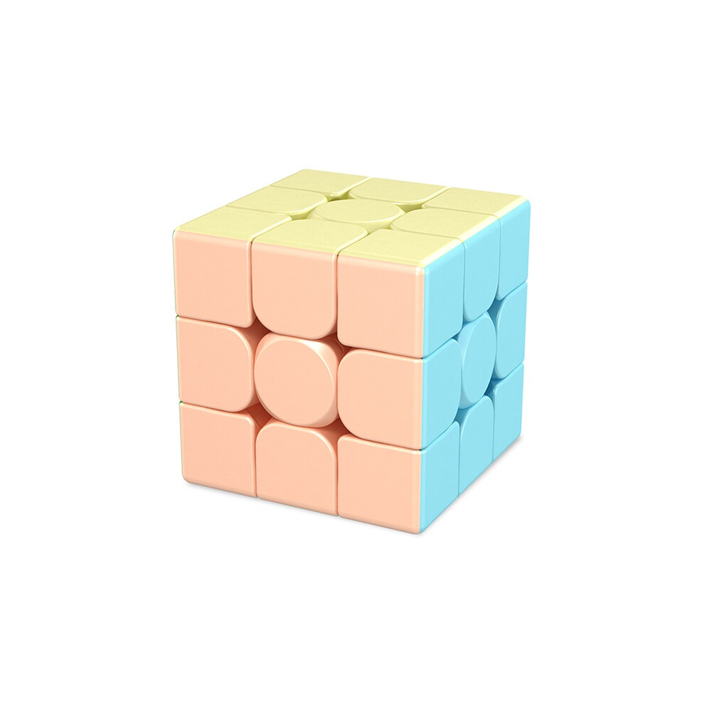 New (Rubik's Cube) Magic Cube Macaron 3X3 Kids Educational Pyraminx Puzzle Fun Toys Game Gift For