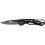 Stainless Steel Pocket Knife with Carabiner Hook 1