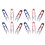 12Pcs Thread Snips Spring Action Mini Size 7